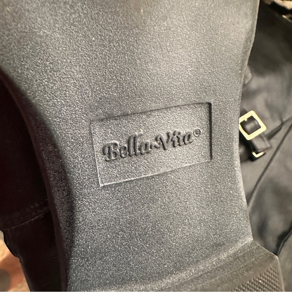 Bella Vita Black Knee High Boots size 11 with Buckles - Picture 6 of 16